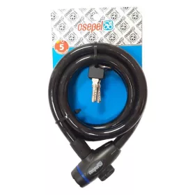   Zár csepel kábel 15x1500mm kulcsos fkt 12db/dob kábel csepel 15x1500mm kulcsos fekete