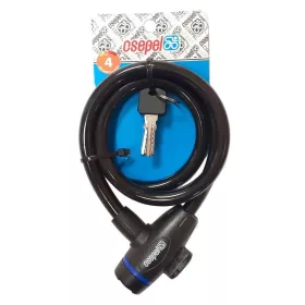   Zár csepel kábel 12x1000mm kulcsos fkt 15db/dob kábel csepel 12x1000mm kulcsos fekete