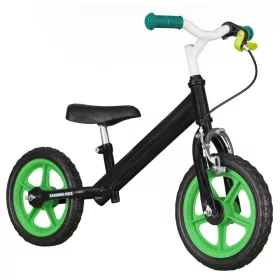 12" BAMBINO lábbal tolható fekete futókerékpár