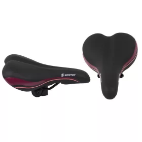 Nyereg 20" Smile fekete-burgundy