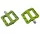 Pedals KLS REIN green