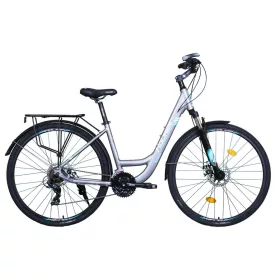   28" Koliken Blackbrook 17" váz női grafit-kék váltós