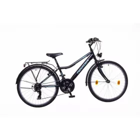   Neuzer bobby city 24" gyerek kerékpár fekete/celeste/zöld