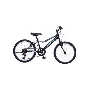   Neuzer bobby 6s 20" gyerek kerékpár fekete/celeste/zöld