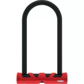   ABUS U-lakat Ultimate 420/170 HB230, USH tartóval, fekete/piros
