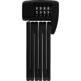   ABUS hajtogatható lakat számzárral BORDO Lite Mini 6055C/60, SH tartóval, Selle Royal kompatibilitis, fekete