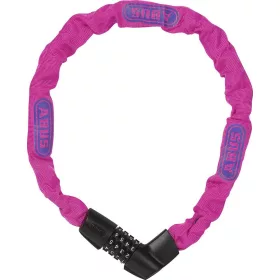   ABUS láncos lakat számzárral Tresor 1385/75, neon pink (6mm)