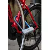 ABUS U-lakat riasztóval Alarm 440A/150 HB160, USH tartóval, fekete/piros