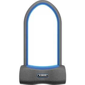   ABUS U-lakat riasztóval SmartX 770A/160 HB230, kulcs nélküli rendszer, USKF tartóval, kék