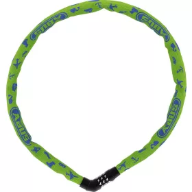   ABUS láncos lakat jelkóddal Steel-O-Chain Symbols 4804C/75, lime