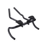   BBB Cycling kerékpáros időfutam könyöklő BHB-52 AeroBase, alumínium, 25.4 és 31.8mm, ergonomikus forma, 365mm hosszú, fekete