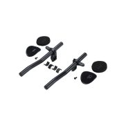   BBB Cycling kerékpáros időfutam könyöklő BHB-58 AeroLight, alumínium, 25.4 és 31.8mm, egyenes forma, 333mm hosszú, fekete