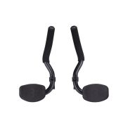   BBB Cycling kerékpáros időfutam könyöklő BHB-59 AeroComfort, alumínium, 22.2/25.4/31.8mm, ergonomikus forma, 282mm hosszú, fekete