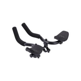   BBB Cycling kerékpáros időfutam könyöklő BHB-59 AeroComfort, alumínium, 22.2/25.4/31.8mm, ergonomikus forma, 282mm hosszú, fekete