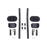   BBB Cycling kerékpáros időfutam könyöklő BHB-60 AeroMax, alumínium, 25.4 és 31.8mm, ergonomikus forma, 350mm hosszú, fekete