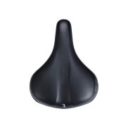   BBB Cycling kerékpáros nyereg BSD-93 Meander Relaxed, unisex, szintetikus bevonat, anatómiai csatornával, lebegő szivacsos, 205mm széles, 265mm hosszú, fekete