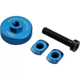   BBB Cycling kerékpáros szerszám - középrész csapágy lehúzó BTL-232 Bearing Remover GXP/BB90, 17mm-es villáskulcs kell hozzá, 22 és 24 mm-es kinyomólapokkal, 37 mm-es kihúzócsésze O-gyűrűs védővel