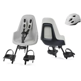   Bobike első gyerekülés ONE mini + in-mold gyereksisak szettben, hó fehér XS