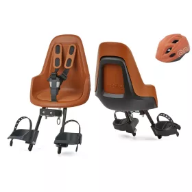   Bobike első gyerekülés ONE mini + in-mold gyereksisak szettben, csoki barna XS