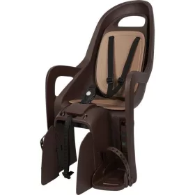   Polisport hátsó gyerekülés Groovy Maxi FF, vázra szerelhető, sötétbarna/barna