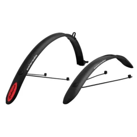   Polisport sárvédő szett COLORADO city 28", csavaros, pálcás, fekete