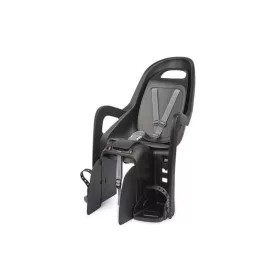   Polisport hátsó gyerekülés Groovy RS Plus, dönthető, vázra szerelhető, fekete/sötétszürke