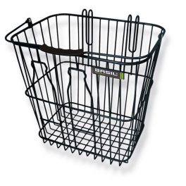   Basil hátsó kosár Bottle Basket, csomagtartóra akasztható, fekete