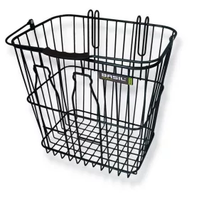   Basil hátsó kosár Bottle Basket, csomagtartóra akasztható, fekete