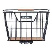   Basil első vagy hátsó kosár Nordland MIK adapterrel (70171) (70170 csomagtartó adapter nem tartozék), fekete