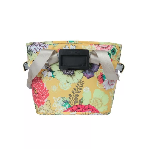Basil első kosár Bloom Field Carry All Front Basket, KF kompatibilis, kormányadapter nélkül (TBA 70177), honey sárga