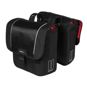   Basil dupla táska Sport Design Double Bag, Universal Bridge System, fekete