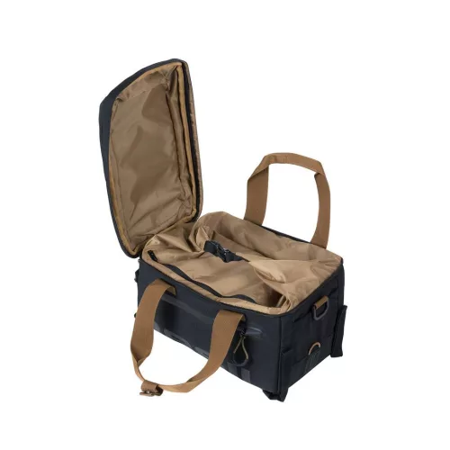 Basil csomagtartó táska Miles Trunkbag, Universal Bridge System, fekete szürke