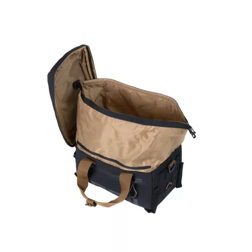 Basil csomagtartó táska Miles Trunkbag, Universal Bridge System, fekete szürke