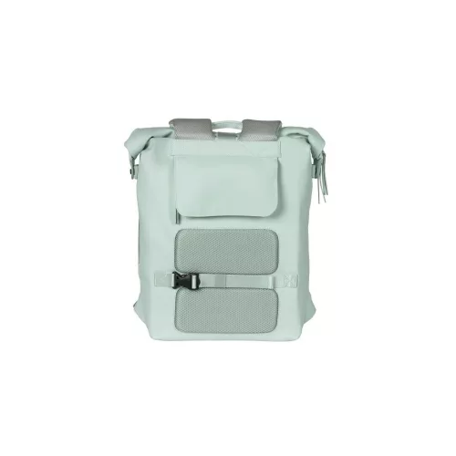 Basil egyoldalas táska és hátizsák SoHo Backpack Nordlicht, világítással, Hook ON, pasztell zöld