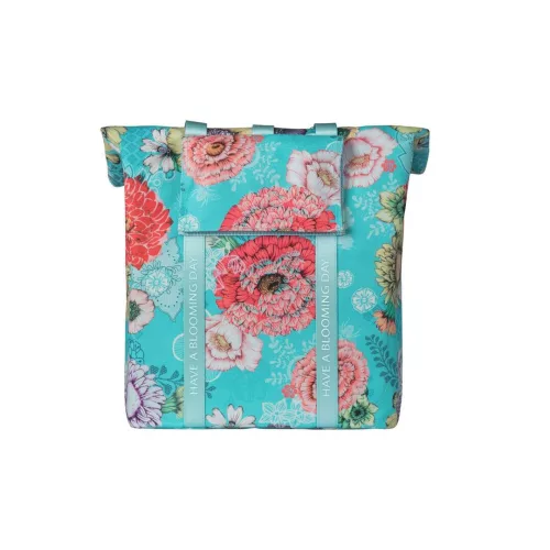 Basil egyoldalas táska Bloom Field Bicycle Shopper, Hook ON, sky kék