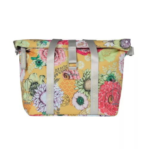 Basil egyoldalas táska Bloom Field Bicycle Handbag 3in1 KF-Hook ON-MIK ready, honey sárga