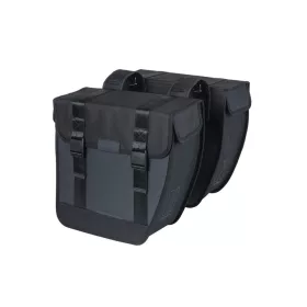   Basil dupla táska Tour Waterproof XL, Universal Bridge System, fekete