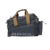 Basil csomagtartó táska Miles Trunkbag XL Pro, Universal Bridge System, fekete szürke