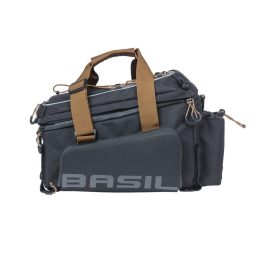   Basil csomagtartó táska Miles Trunkbag XL Pro, Universal Bridge System, fekete szürke