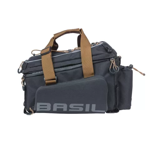Basil csomagtartó táska Miles Trunkbag XL Pro, Universal Bridge System, fekete szürke
